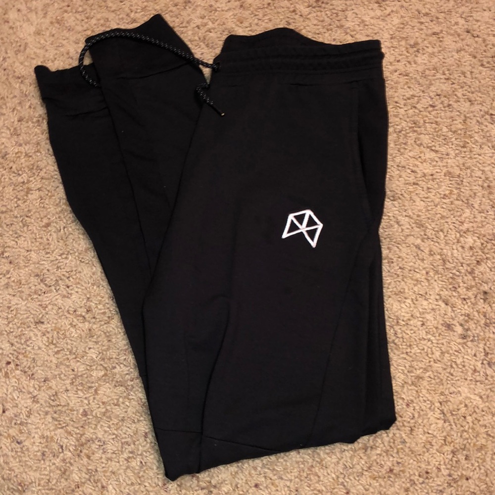XL black bmfit gear joggers